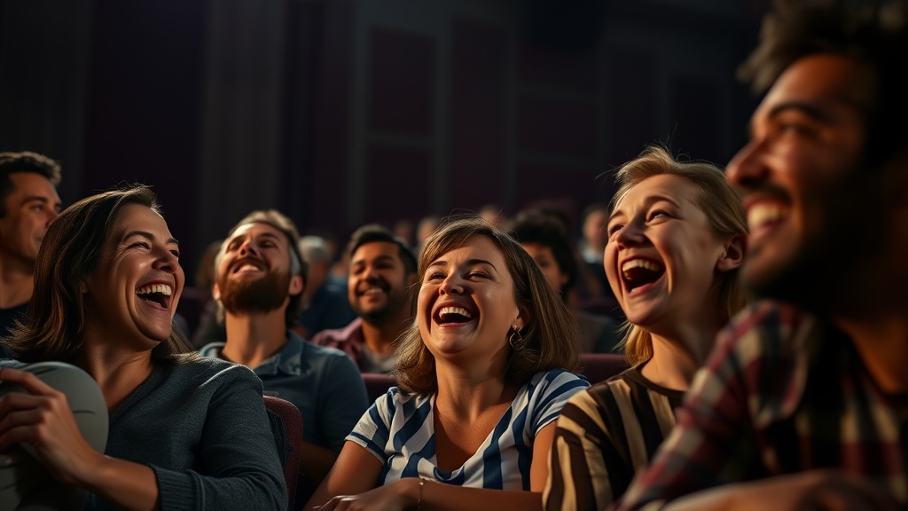 People laughing cinema entertainment fbafd6b3